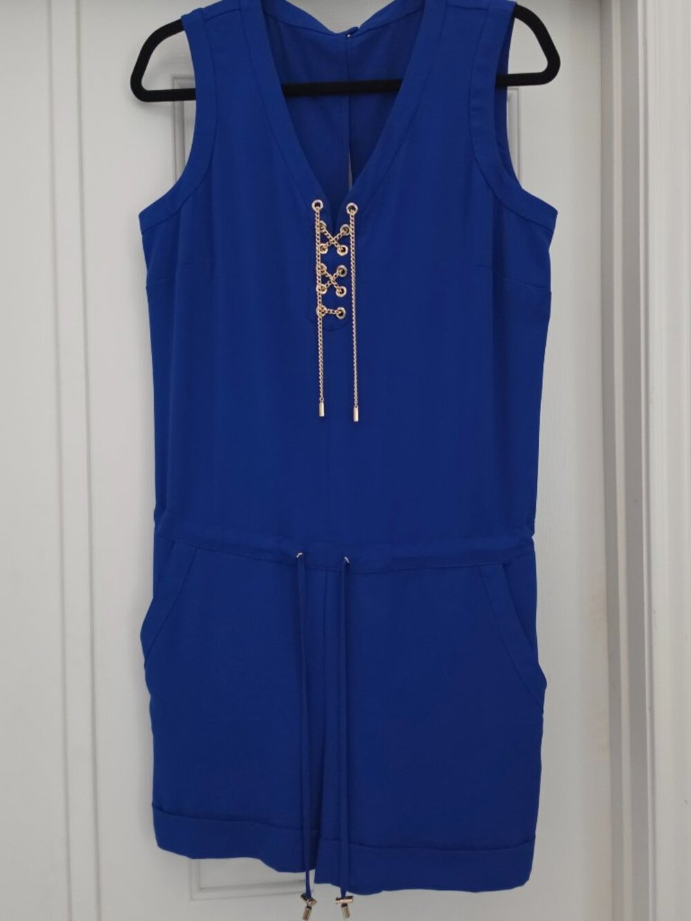 Cache Romper with Chain Detail